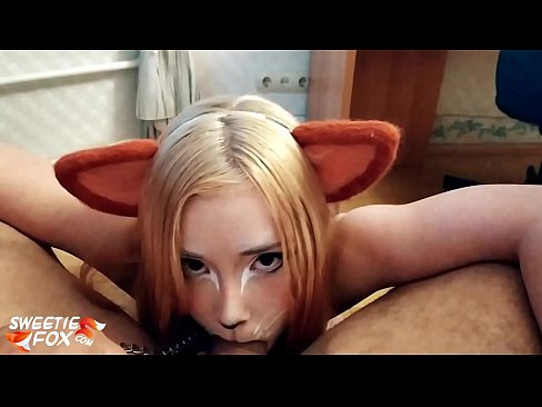 ❤️ Kitsune svelge pikk og cum i munnen ❤️ Sexvideo hos oss ️❤